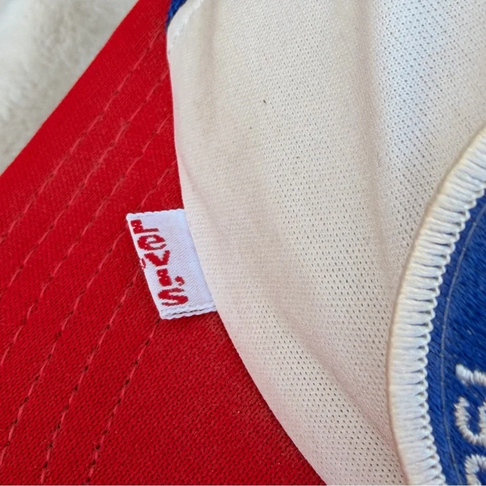 Vintage 1984 Levi's Red and White Olympics Cap